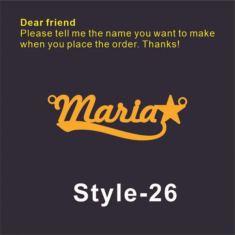 Custom Necklace for Women 2022 Personalized Letter Choker Customized Jewelry Pendant Nameplate with Stainless Steel Initials