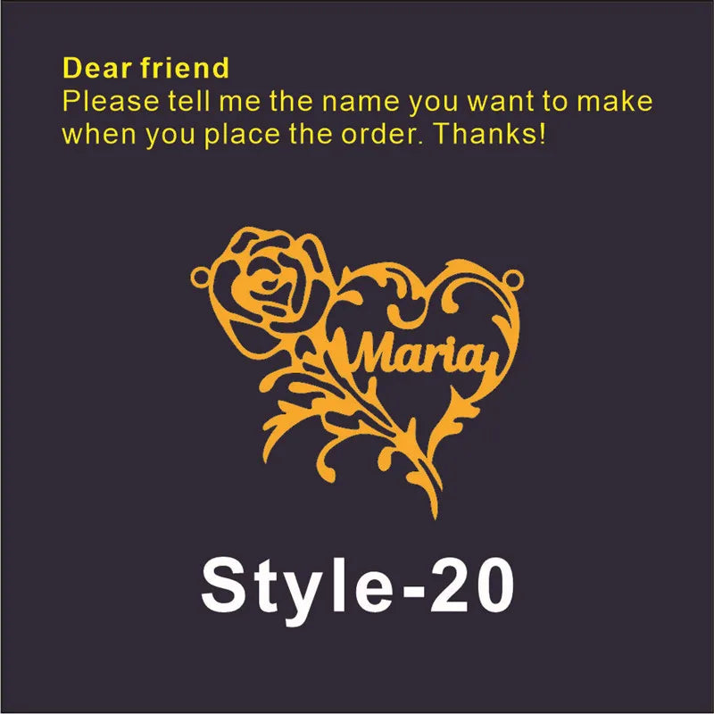 Custom Necklace for Women 2022 Personalized Letter Choker Customized Jewelry Pendant Nameplate with Stainless Steel Initials