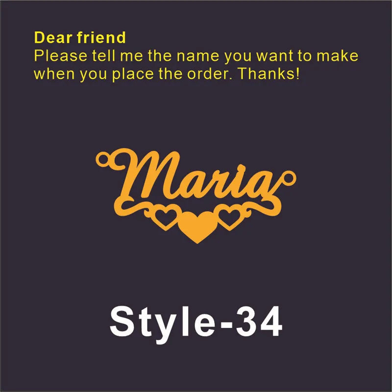 Custom Necklace for Women 2022 Personalized Letter Choker Customized Jewelry Pendant Nameplate with Stainless Steel Initials