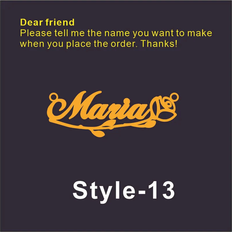 Custom Necklace for Women 2022 Personalized Letter Choker Customized Jewelry Pendant Nameplate with Stainless Steel Initials