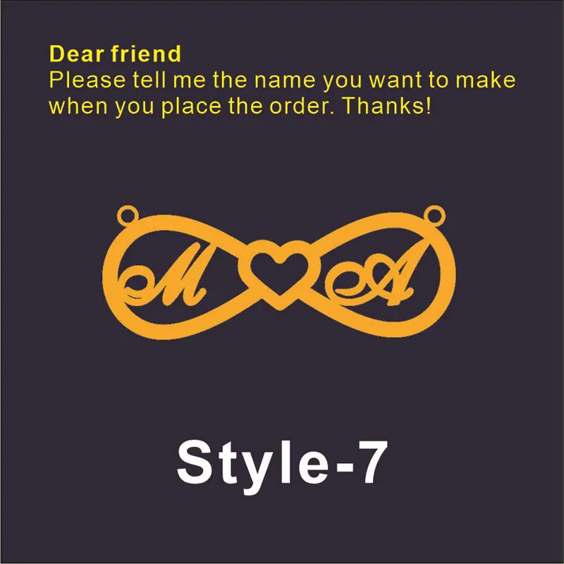 Custom Necklace for Women 2022 Personalized Letter Choker Customized Jewelry Pendant Nameplate with Stainless Steel Initials