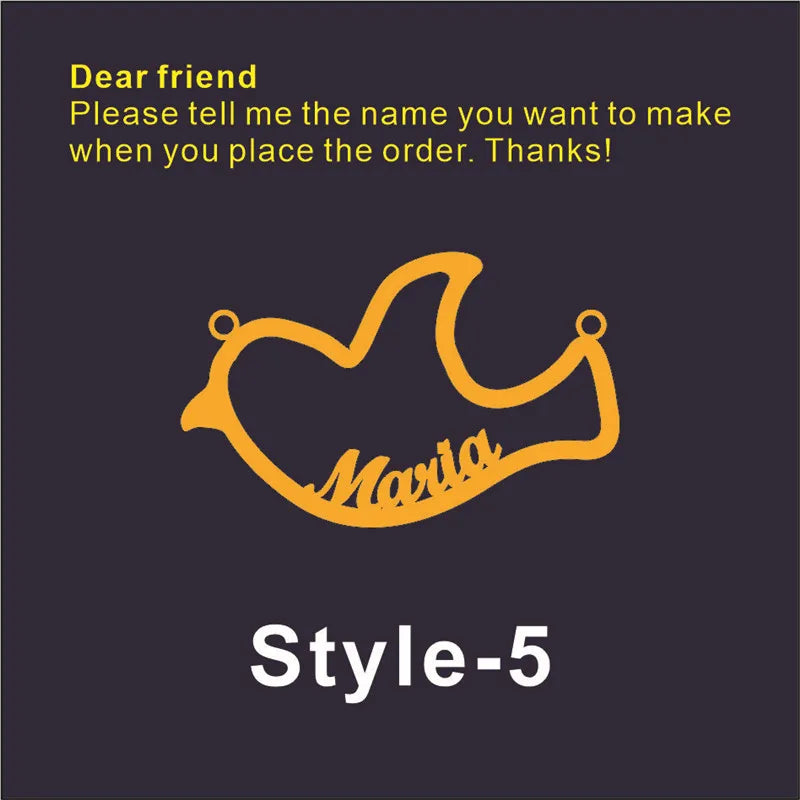 Custom Necklace for Women 2022 Personalized Letter Choker Customized Jewelry Pendant Nameplate with Stainless Steel Initials